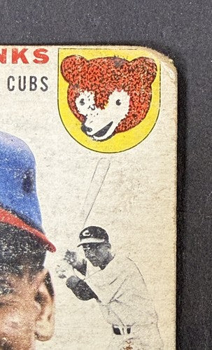 1954 TOPPS BASEBALL #94 ERNIE BANKS ROOKIE CARD Original Rc HOF Cubs