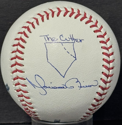 Mariano Rivera Signed MLB Baseball Hand Drawn The Cutter Auto Hof Steiner Coa