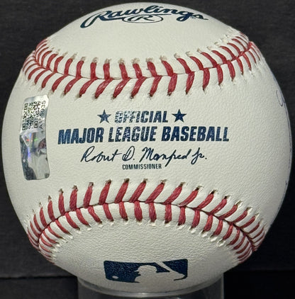 Mariano Rivera Signed MLB Baseball Hand Drawn The Cutter Auto Hof Steiner Coa