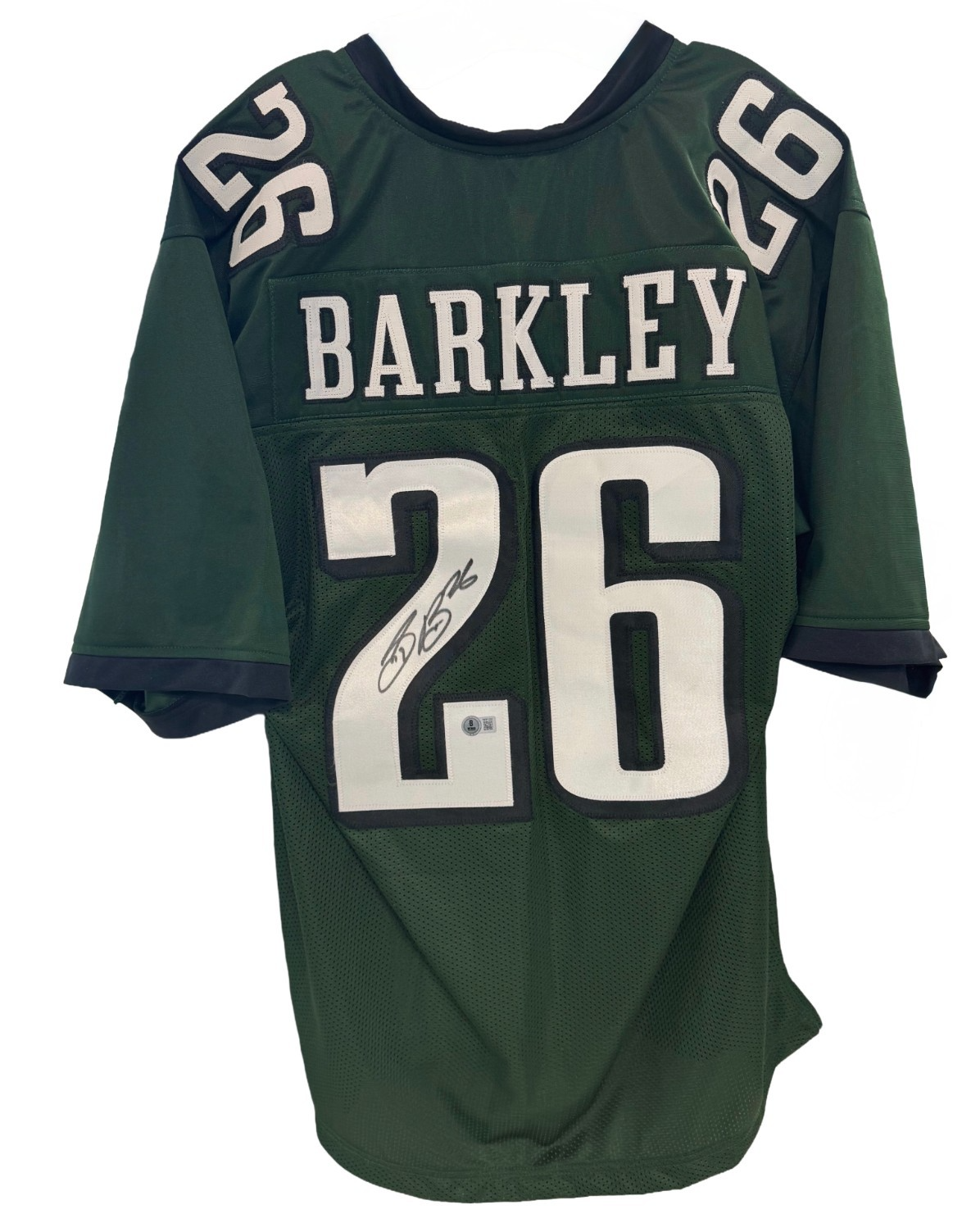 Saquon Barkley Signed Jersey Philadelphia Eagles Auto BAS COA ROY MVP