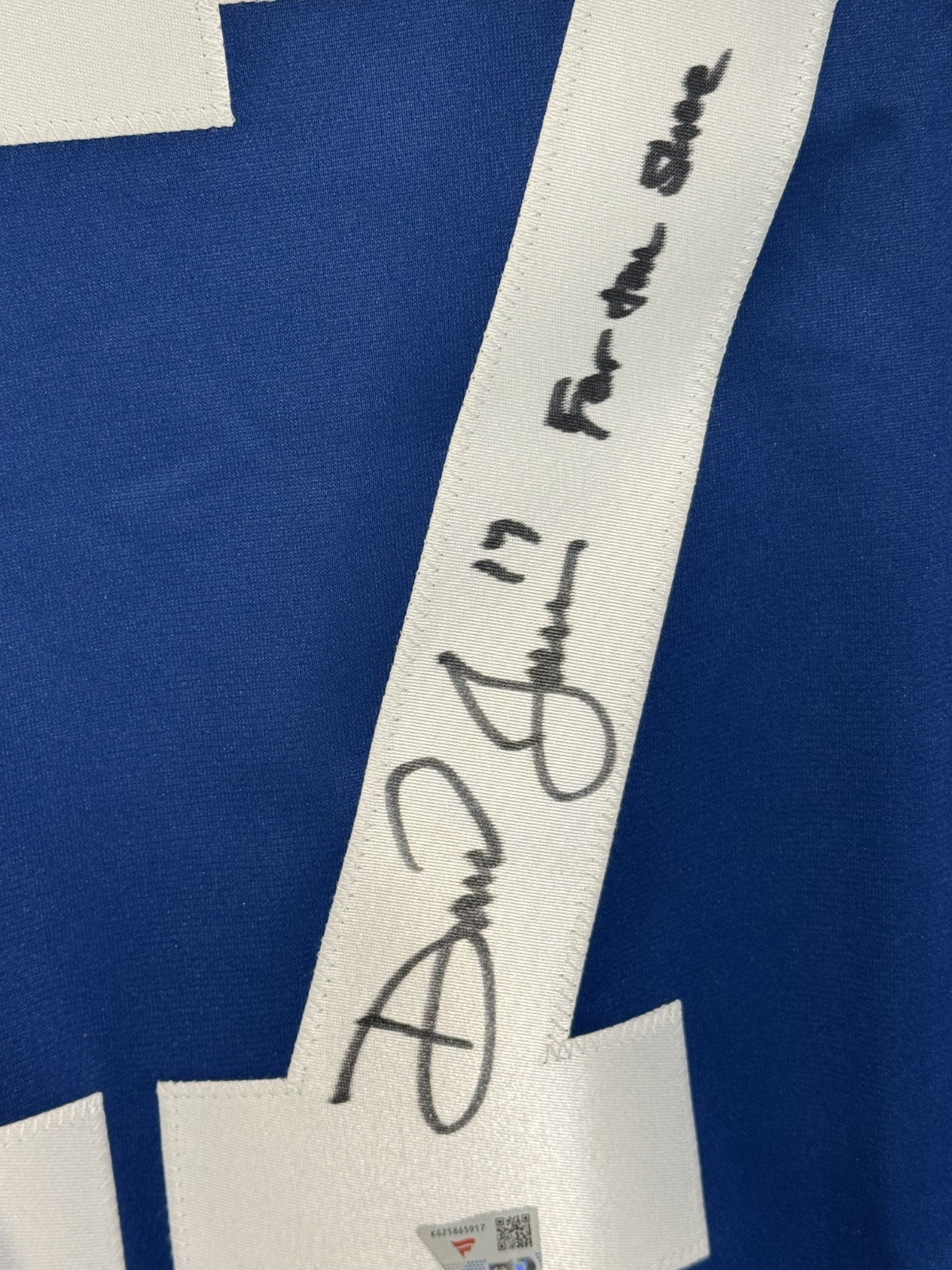 Daniel Jones Signed Nike Blue Limited Jersey For The Shoe Auto Fanatics Colts