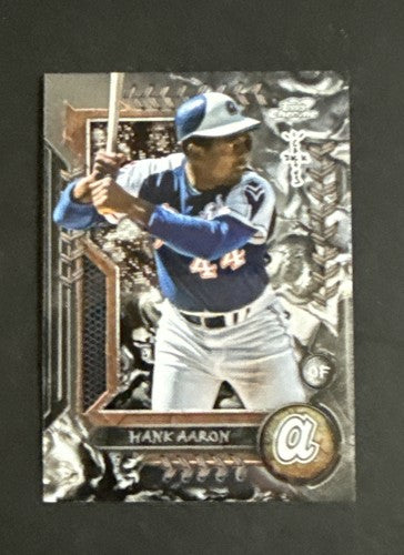 2024 Topps Cosmic Chrome x Cactus Jack #21 Hank Aaron Mint HOF Braves