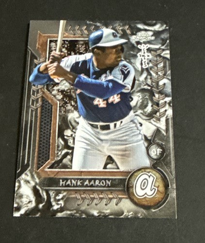 2024 Topps Cosmic Chrome x Cactus Jack #21 Hank Aaron Mint HOF Braves