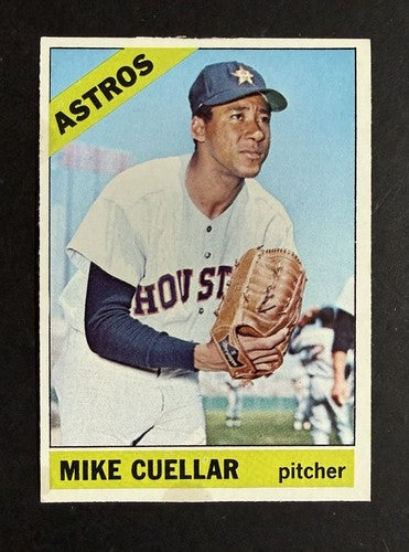 1966 Topps Set-Break #566 Mike Cuellar EX Sharp High #