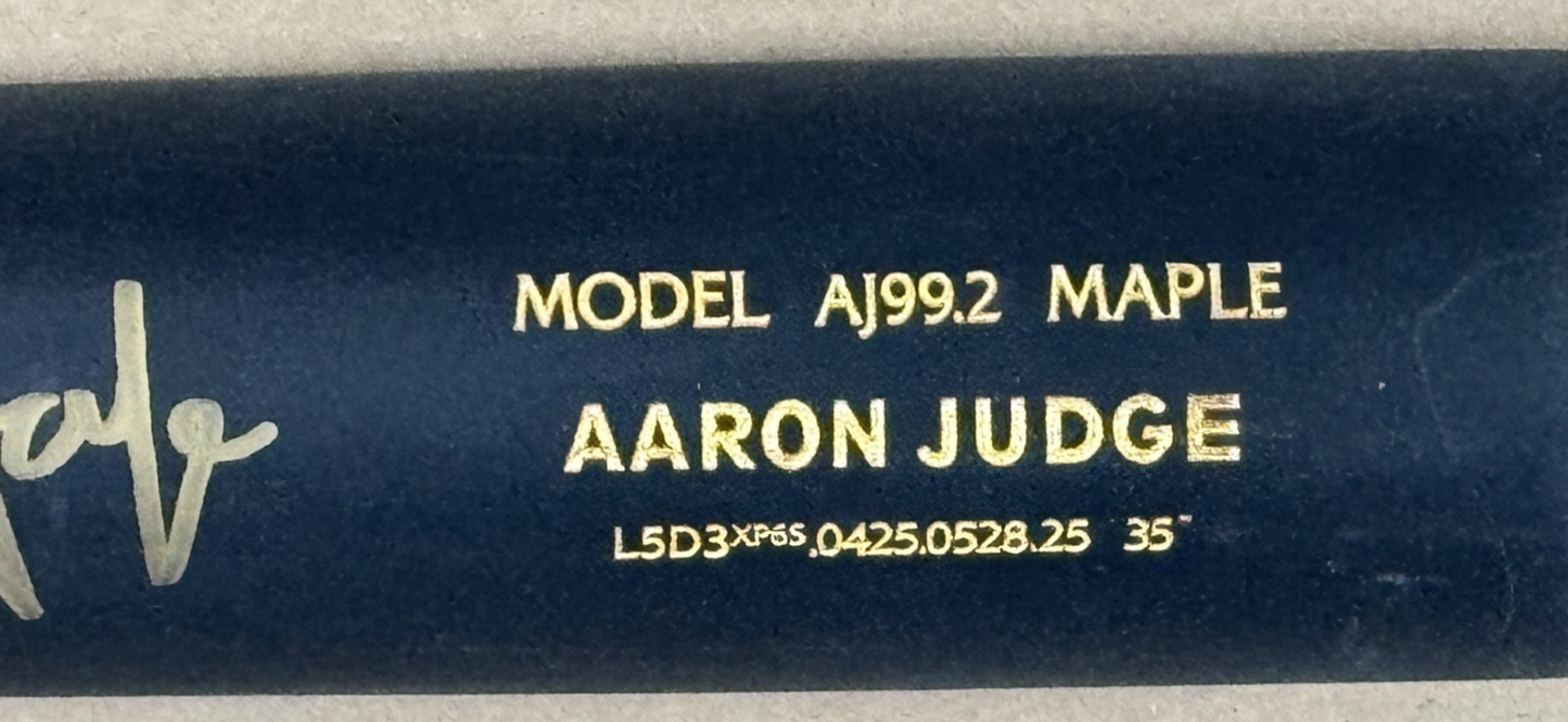 Aaron Judge Yankees Signed Chandler Game Model Bat Autograph MVP Fanatics & MLB