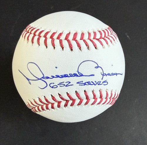 Mariano Rivera Signed Official Mlb Baseball 652 Saves Auto Yankees HOF Steiner
