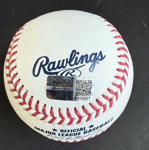 Mariano Rivera Signed Official Mlb Baseball 652 Saves Auto Yankees HOF Steiner