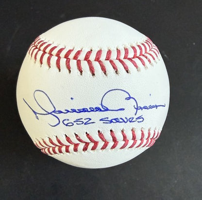 Mariano Rivera Signed Official Mlb Baseball 652 Saves Auto Yankees HOF Steiner