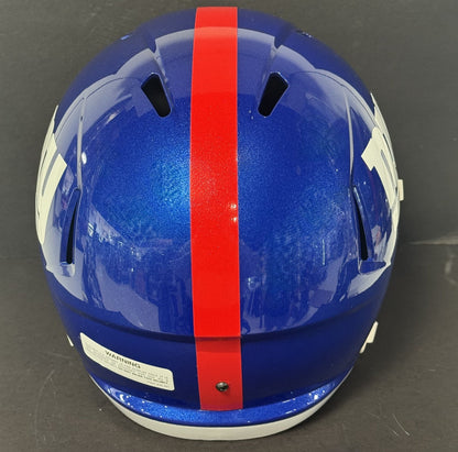 New York Giants Speed Replica Riddell Football Helmet FS New NIB Blue Mint