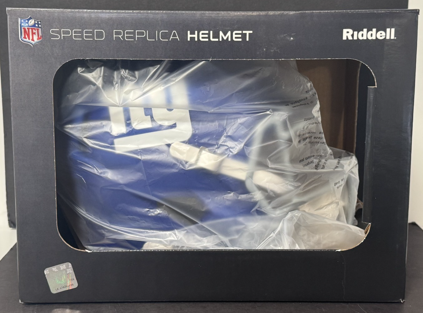 New York Giants Speed Replica Riddell Football Helmet FS New NIB Blue Mint