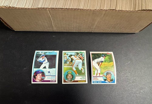 1983 TOPPS BASEBALL COMPLETE SET 792 Mint Sharp Boggs Sandberg Tony Gwynn Rc