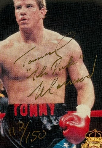 1991 Ringlords Tommy Morrison Rocky Signed The Duke Auto Psa Coa Mint Rc /150