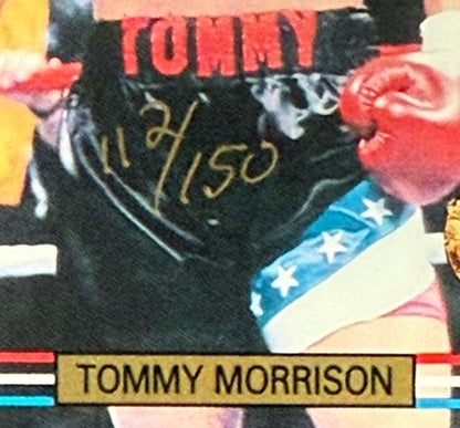 1991 Ringlords Tommy Morrison Rocky Signed The Duke Auto Psa Coa Mint Rc /150