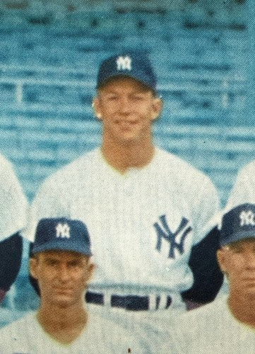 Original 1953 New York Yankees Team - Ballantine Beer Team Photo Mickey Mantle