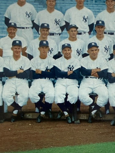 Original 1953 New York Yankees Team - Ballantine Beer Team Photo Mickey Mantle