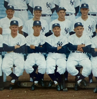 Original 1953 New York Yankees Team - Ballantine Beer Team Photo Mickey Mantle