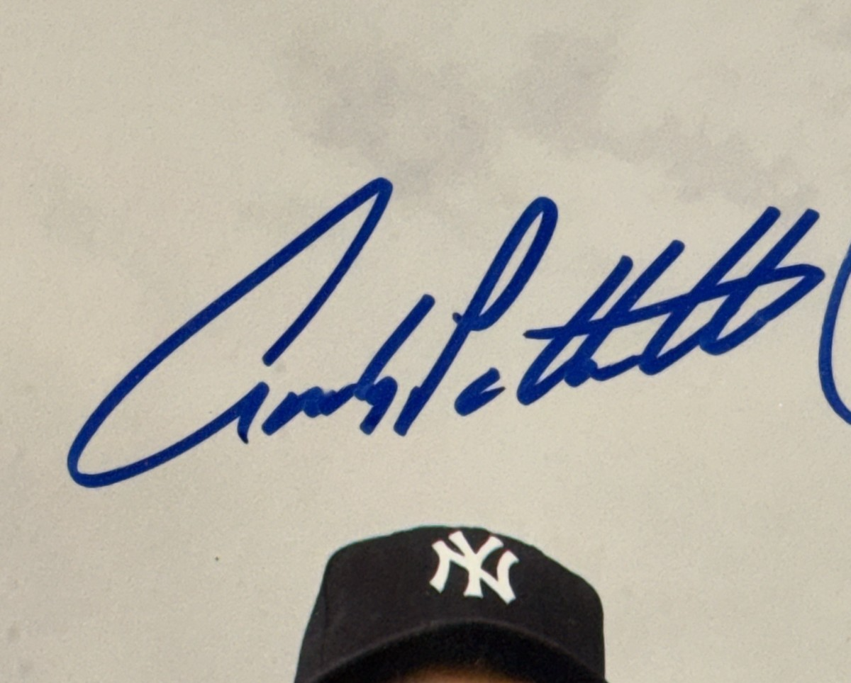 Yankees Core 4 Signed Framed 20x24 Photo Derek Jeter Rivera Posada Auto Steiner
