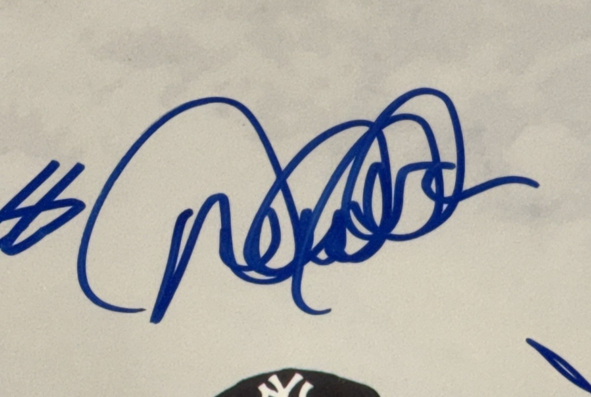 Yankees Core 4 Signed Framed 20x24 Photo Derek Jeter Rivera Posada Auto Steiner