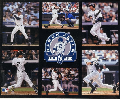 Derek Jeter 3000th Hit HM Commemorative Framed Photo w Coin + Plaque NY Yankees