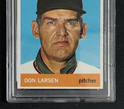 1964 TOPPS #513 DON LARSEN PSA 8 Mint Razor Sharp