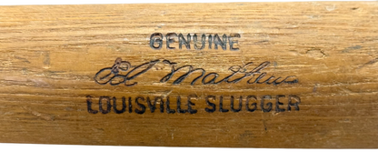 Ed Matthews Genuine Louisville Slugger 34 Inch Game Model EM4 Bat Braves HOF