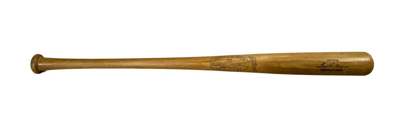 Ted Williams Louisville Slugger Powerized 34 Inch Game Model Bat Red Sox HOF