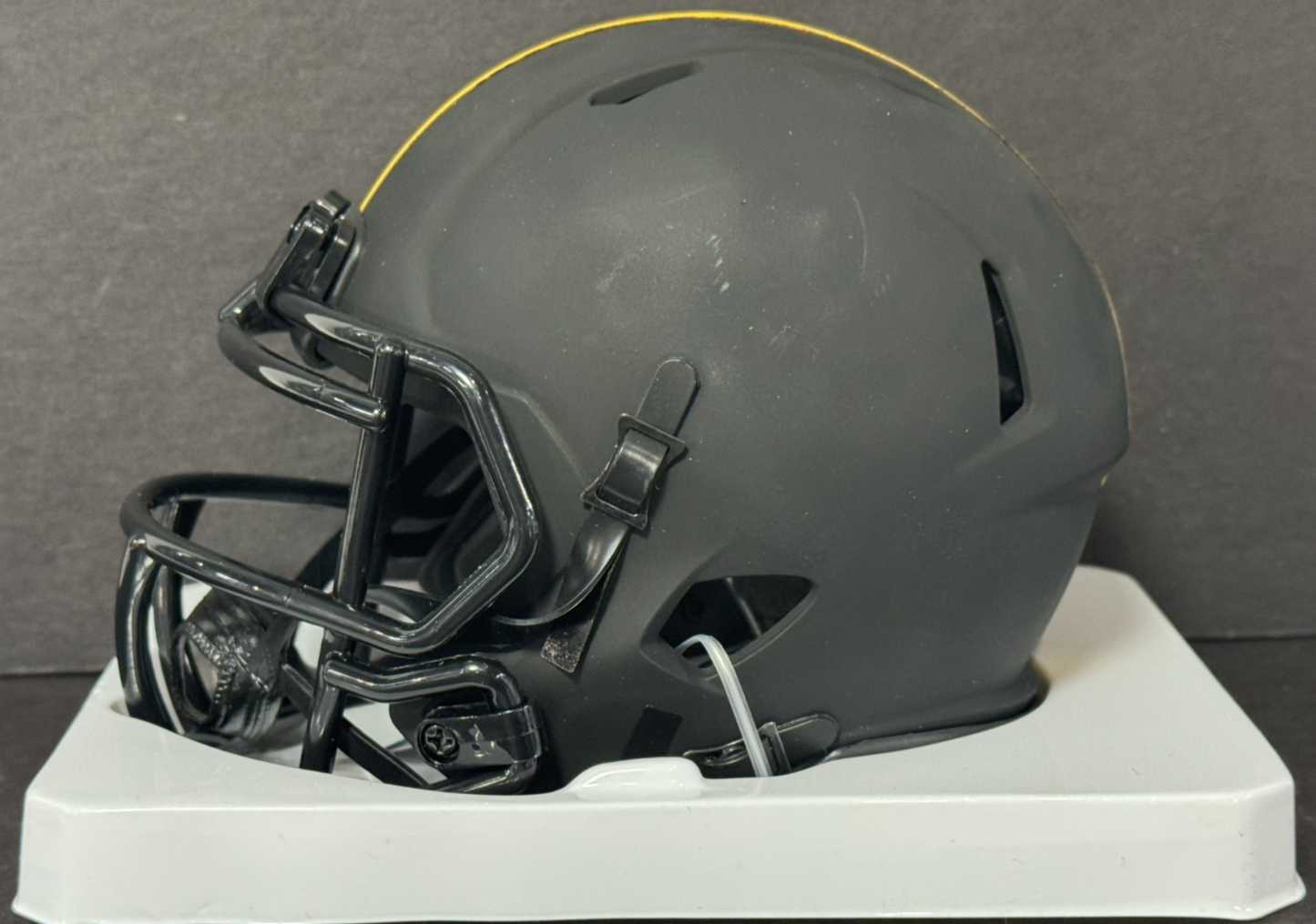 TJ Watt Signed Eclipse Alt Mini Helmet Auto BAS COA Pittsburgh Steelers DPOY