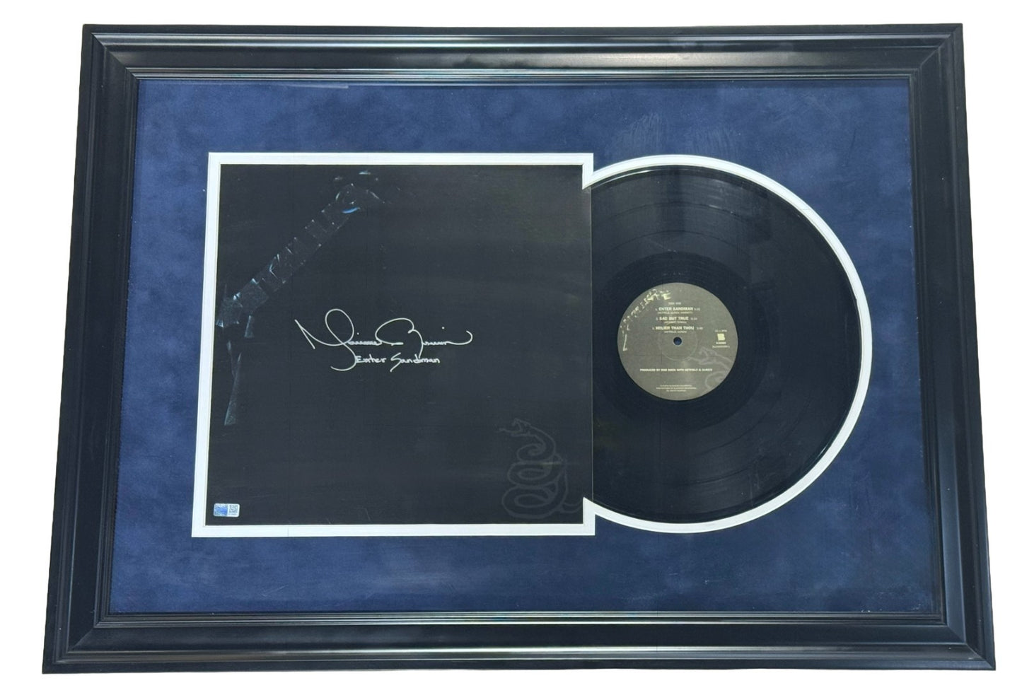 Mariano Rivera Signed Framed Metallica Album Enter Sandman Auto Steiner Yankees
