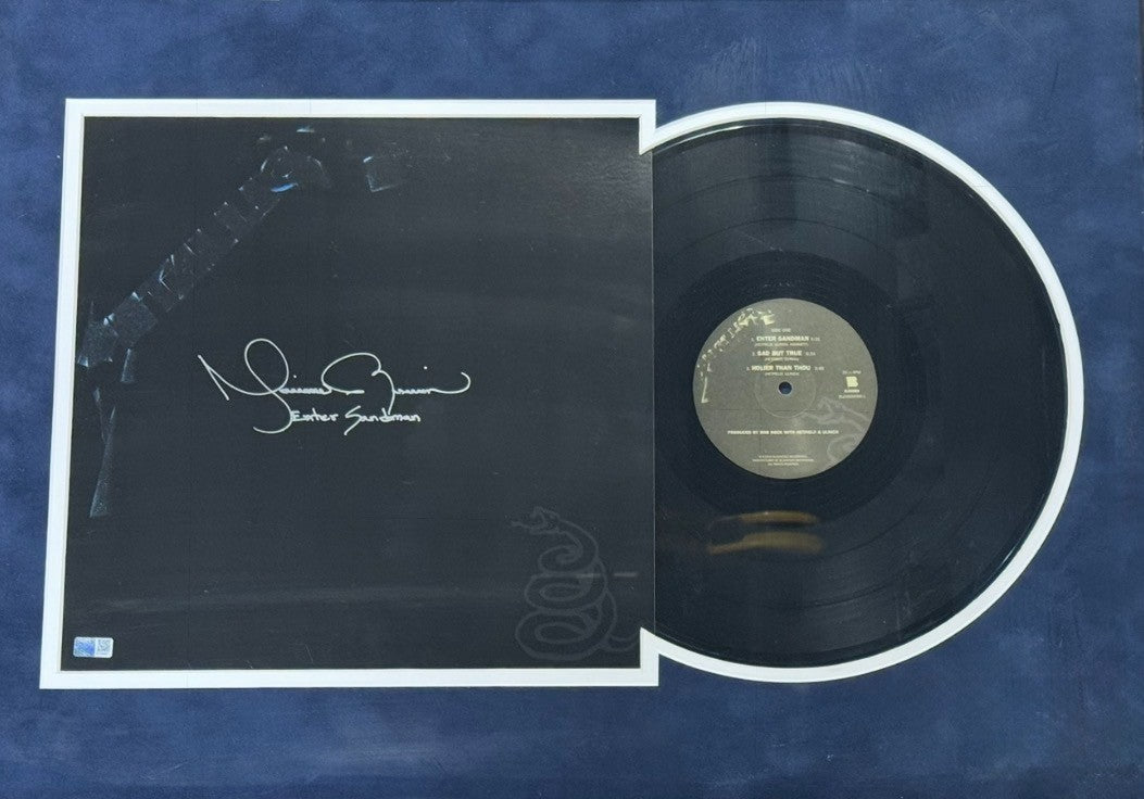 Mariano Rivera Signed Framed Metallica Album Enter Sandman Auto Steiner Yankees