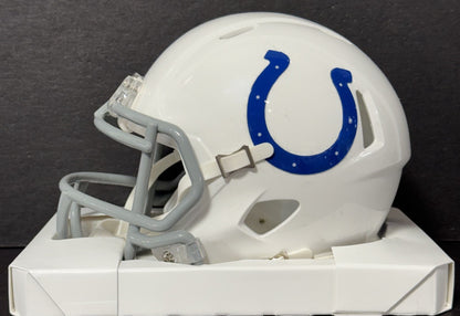 Jonathan Taylor Signed Ridell Mini Helmet Auto Fanatics COA Indianapolis Colts