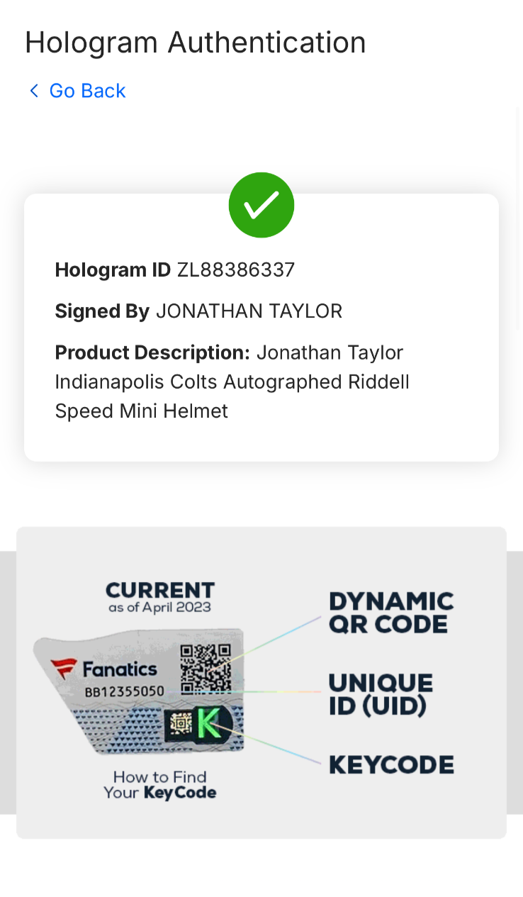 Jonathan Taylor Signed Ridell Mini Helmet Auto Fanatics COA Indianapolis Colts
