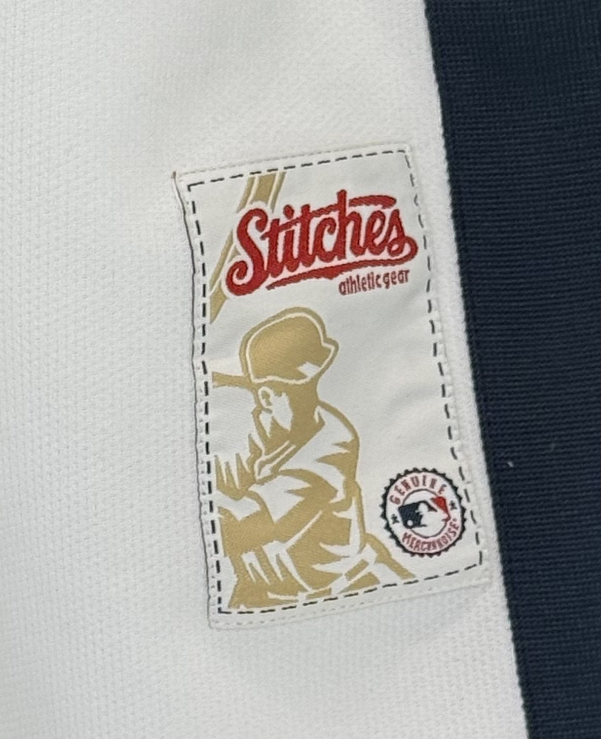Genuine Mlb NY Yankees Sitches Athletic Gear White Jersey XL New W/ Tags