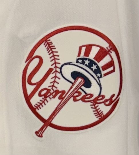 Genuine Mlb NY Yankees Sitches Athletic Gear White Jersey XL New W/ Tags