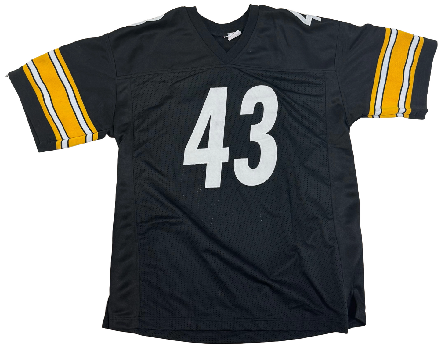 Troy Polamalu Signed Jersey # 43 Auto TSE COA Pittsburgh Steelers HOF