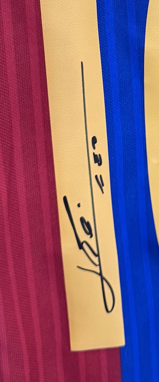 Lionel Messi Signed #10 FC Barcelona Nike Authentic 2016 Jersey Auto ICONS COA