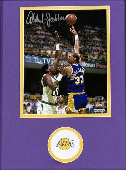 Kareem Abdul Jabbar Signed 8x10 Framed Photo Lakers Auto Steiner Holo COA HOF