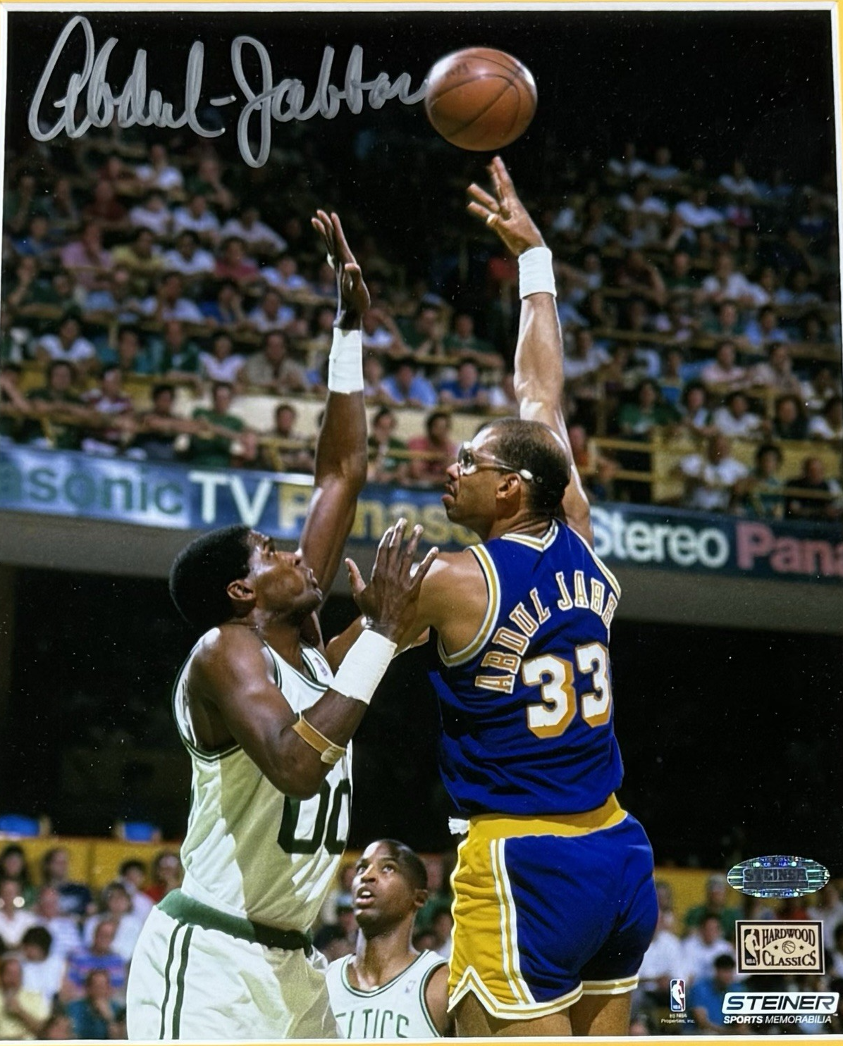 Kareem Abdul Jabbar Signed 8x10 Framed Photo Lakers Auto Steiner Holo COA HOF