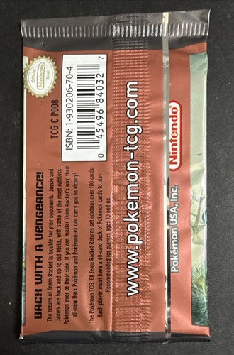 Pokémon EX Team Rocket Returns Booster Pack Factory Sealed Gyarados Art Rare