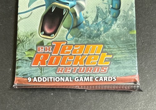 Pokémon EX Team Rocket Returns Booster Pack Factory Sealed Gyarados Art Rare