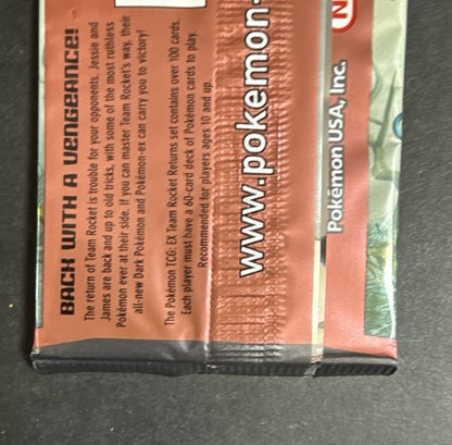 Pokémon EX Team Rocket Returns Booster Pack Factory Sealed Gyarados Art Rare