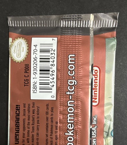 Pokémon EX Team Rocket Returns Booster Pack Factory Sealed Gyarados Art Rare