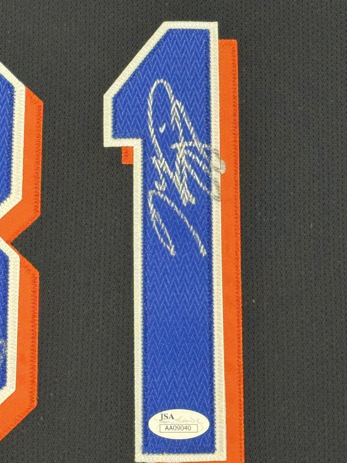 Mike Piazza Signed Stat Jersey Framed Mets HOF 2016 #31 Retired 12x A.S Auto JSA