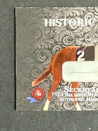 Secretariat SP 2020 Historical Dna Hair Strand 1973 Belmont Triple Crown /247