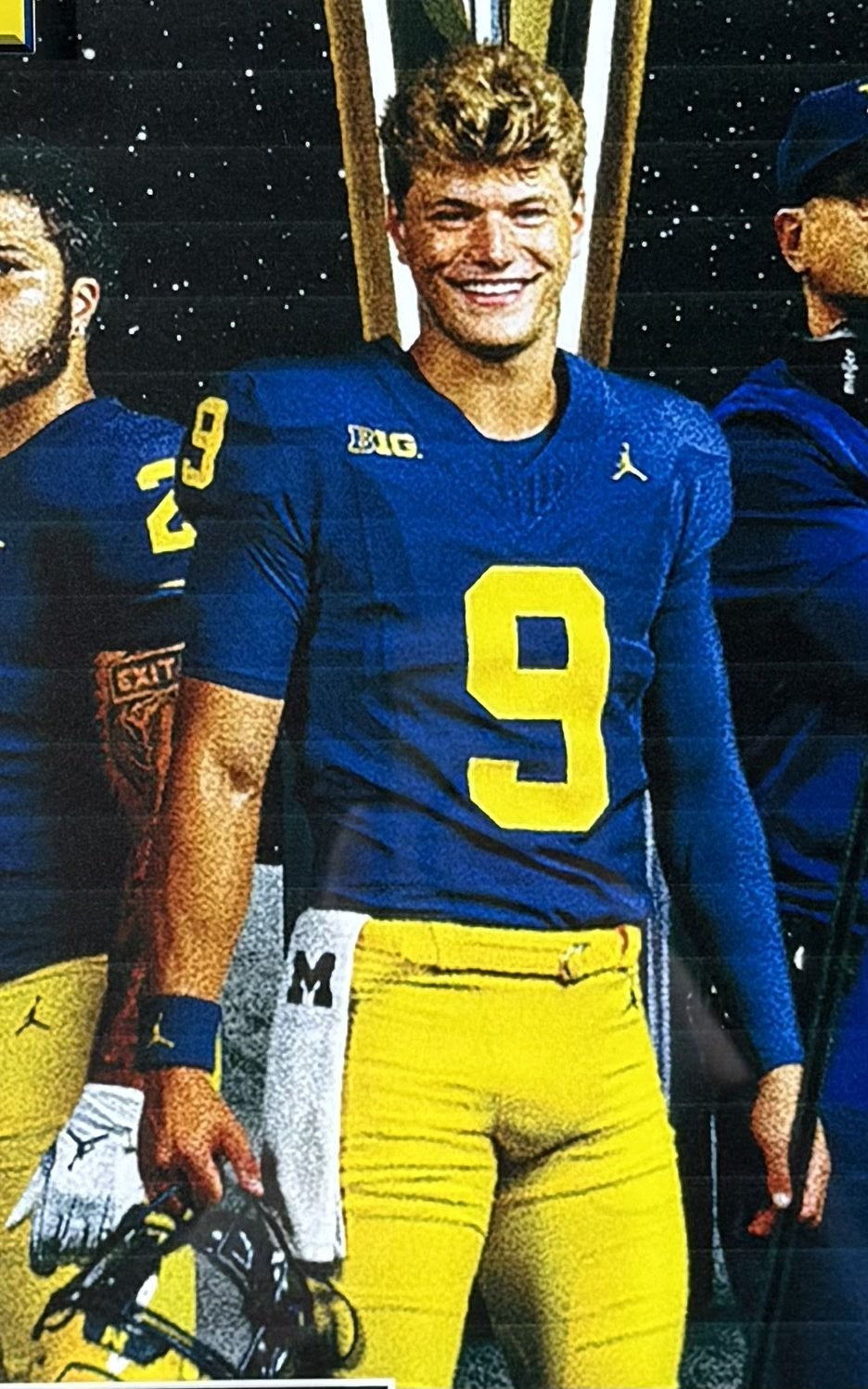 2023 National Champions Michigan CFP 3D Photo Framed 22x22 Jim Harbaugh McCarthy