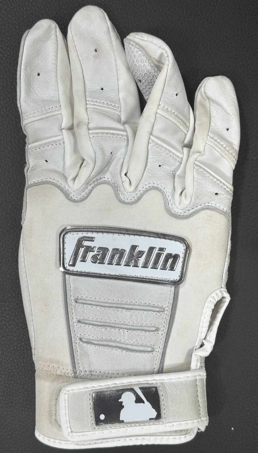 Ben Rice Yankees Signed Game Used Franklin Batting Gloves 2025 Auto Steiner COA