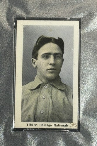Joe Tinker Blue Back 1911 M116 Sporting Life Tobacco PSA 8 Nm Mint (MK) Rare HOF