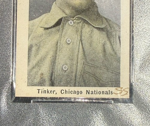 Joe Tinker Blue Back 1911 M116 Sporting Life Tobacco PSA 8 Nm Mint (MK) Rare HOF