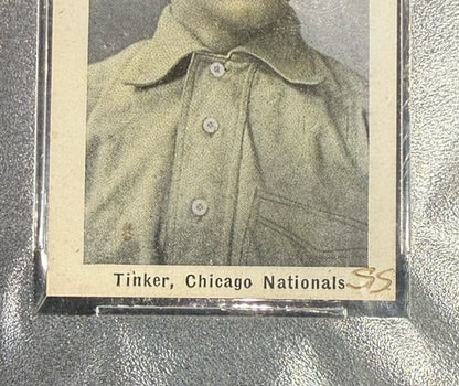 Joe Tinker Blue Back 1911 M116 Sporting Life Tobacco PSA 8 Nm Mint (MK) Rare HOF
