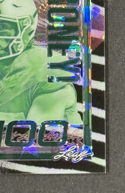 2023 Leaf Bo Nix Optichrome 1/1 RC Auto Mint #OSM-BN1 Oregon Denver Broncos QB