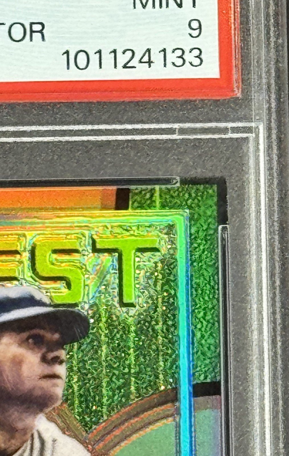 2022 Finest Flashbacks Babe Ruth SP Rose Gold Refractor #220 /15 PSA 9 Yankees